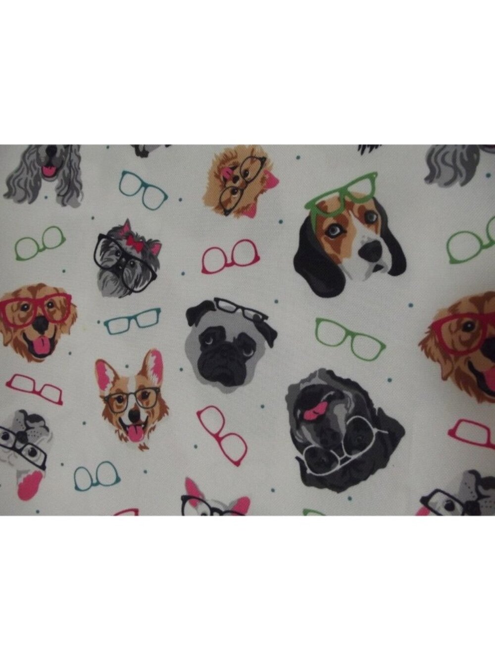 Dog Tablecloth 60"x84" Cynthia Rowley Bulldog Corgi Pug Chihuahua indoor outdoor